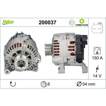 Alternateur VALEO OEM 12317789980