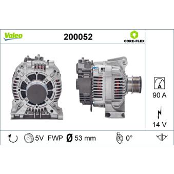 Alternateur VALEO OEM 111548202 Alternateur VALEO OEM 111548202