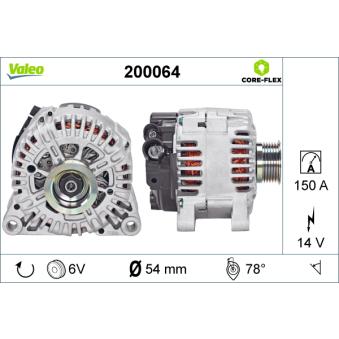 Alternateur VALEO OEM A4TF0091 Alternateur VALEO OEM A4TF0091