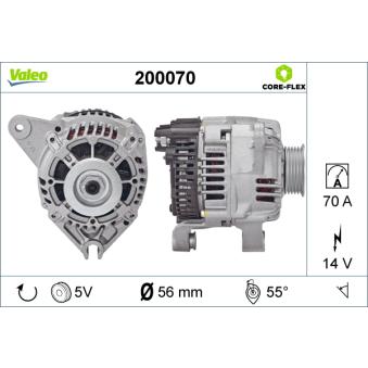 Alternateur VALEO OEM 5705L1