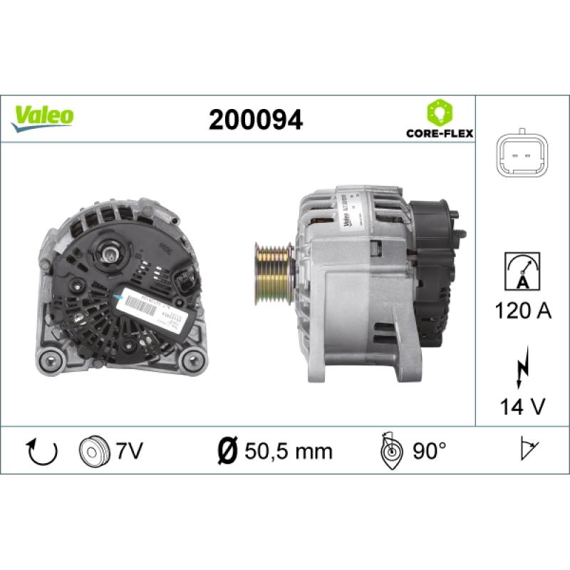 Alternateur VALEO 200094 - Visuel 1