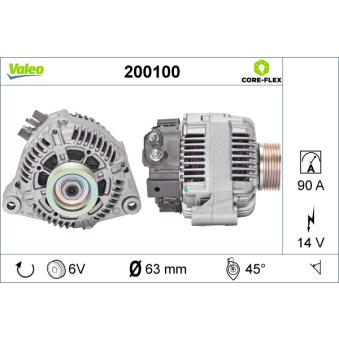 Alternateur VALEO OEM 5705HY