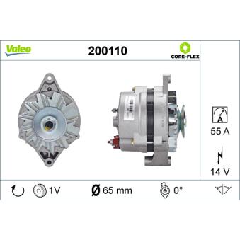 Alternateur VALEO OEM 1204095