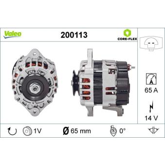 Alternateur VALEO OEM 96314258