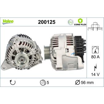 Alternateur VALEO OEM 5705N2