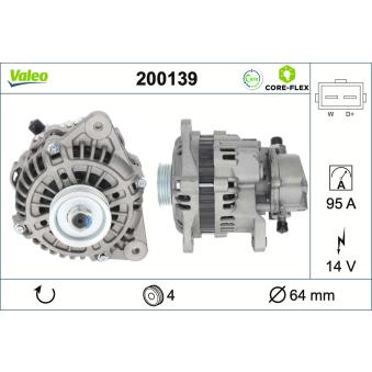 Alternateur VALEO OEM 1086299