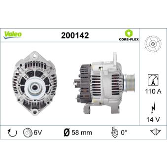 Alternateur VALEO OEM 7700300408