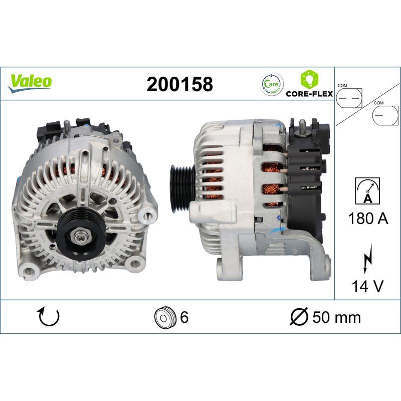 Alternateur VALEO 200158 - Visuel 1