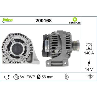 Alternateur VALEO OEM 8676496