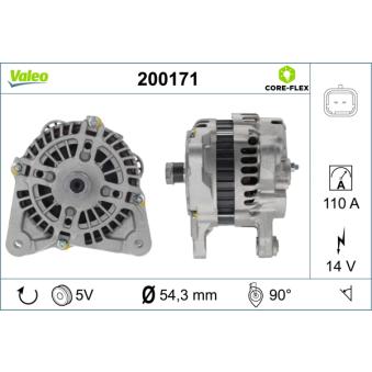Alternateur VALEO OEM 7711497099