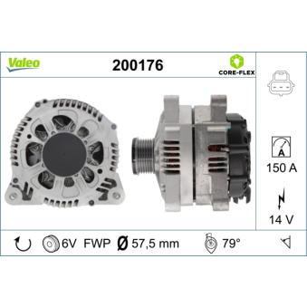 Alternateur VALEO OEM 1140136