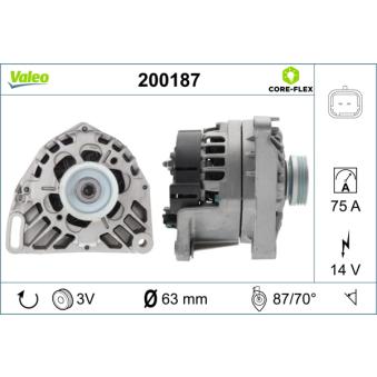 Alternateur VALEO OEM 8200065730 Alternateur VALEO OEM 8200065730