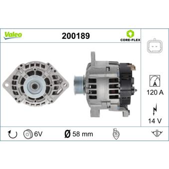 Alternateur VALEO OEM 4402600