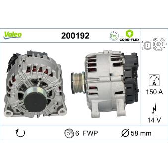 Alternateur VALEO OEM 5702K9