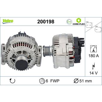 Alternateur VALEO OEM A6461541102