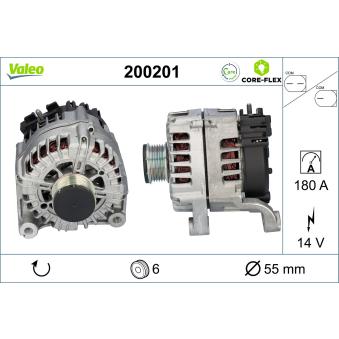 Alternateur VALEO OEM 12317802619