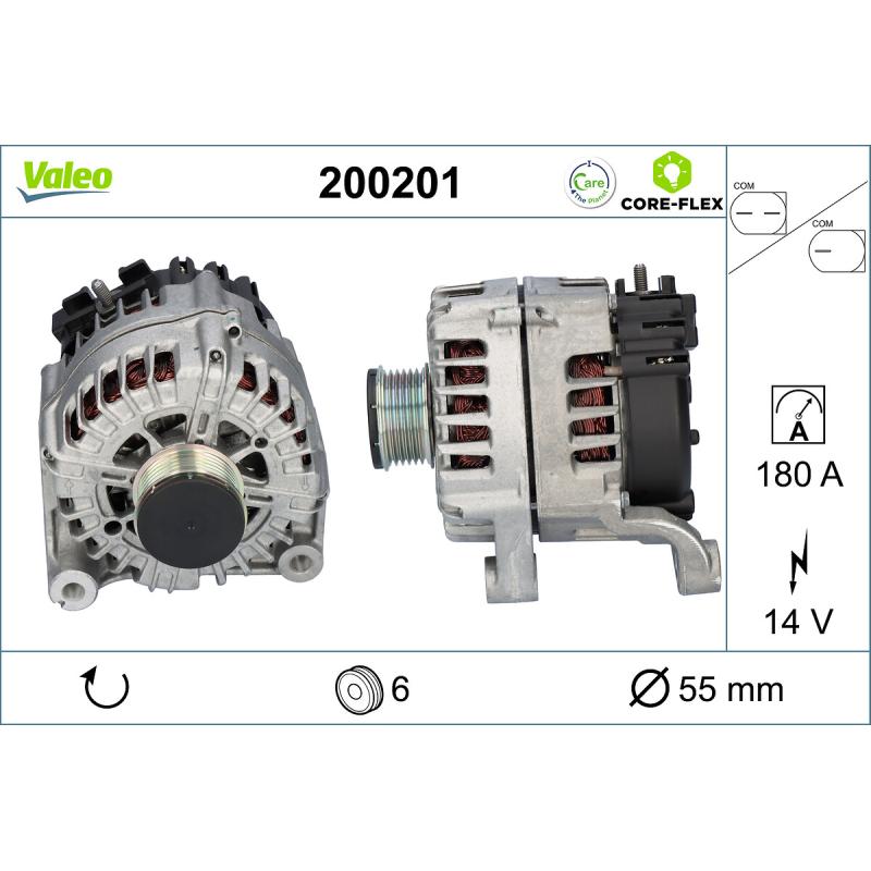 Alternateur VALEO 200201 - Visuel 1