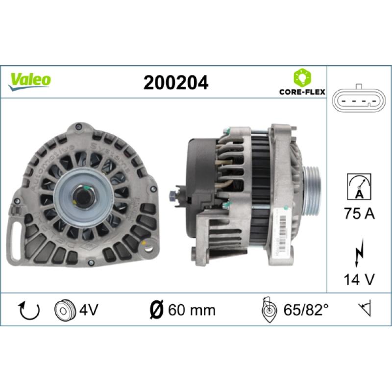 Alternateur VALEO 200204 - Visuel 1