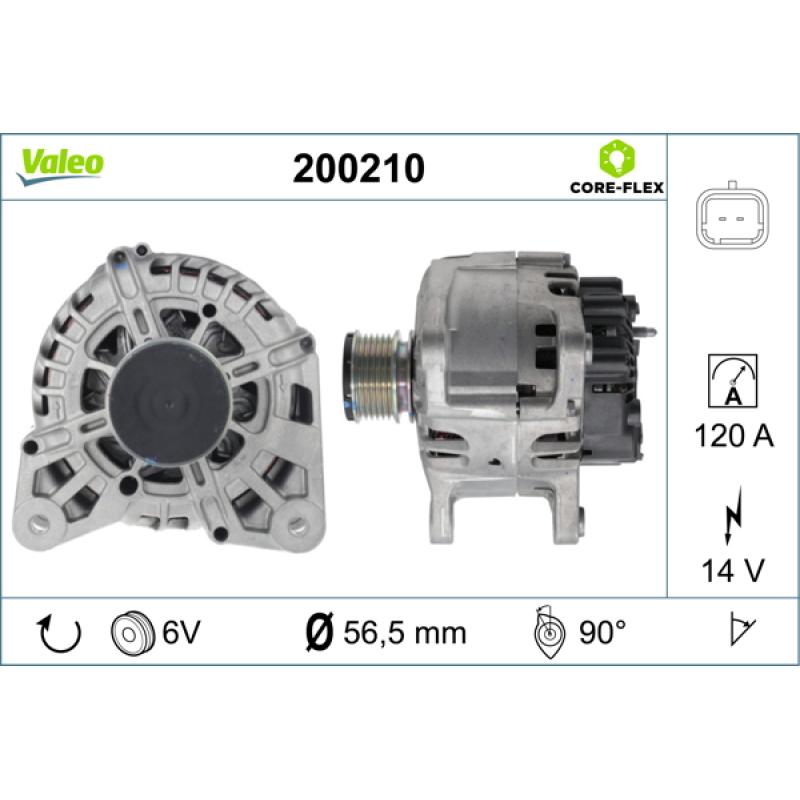 Alternateur VALEO 200210 - Visuel 1