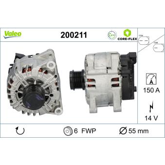 Alternateur VALEO OEM 36001501