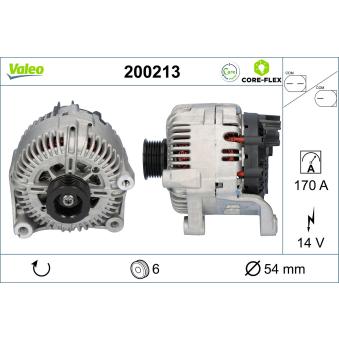 Alternateur VALEO OEM 12317836592