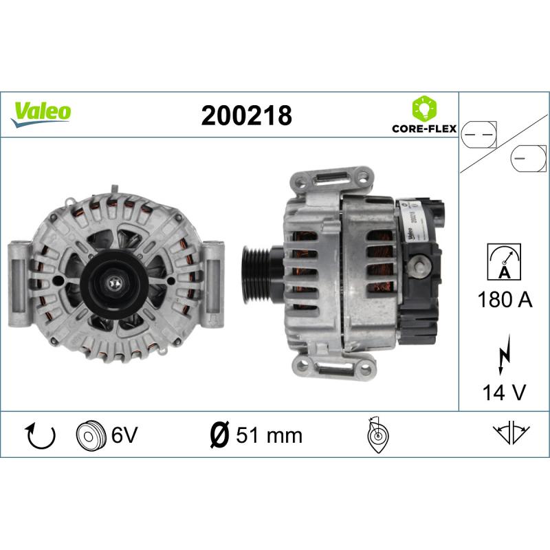 Alternateur VALEO 200218 - Visuel 1