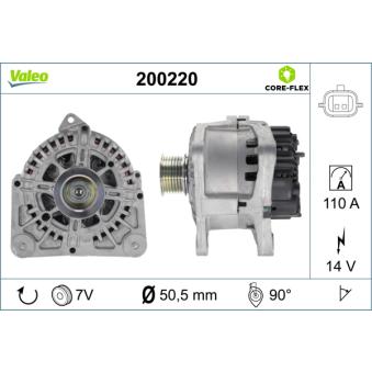 Alternateur VALEO OEM 8200667610