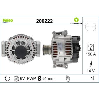 Alternateur VALEO OEM 0141541102