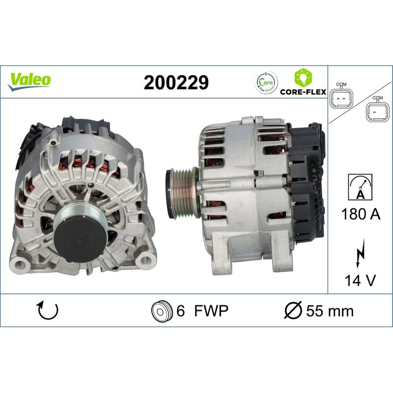 Alternateur VALEO 200229 - Visuel 1
