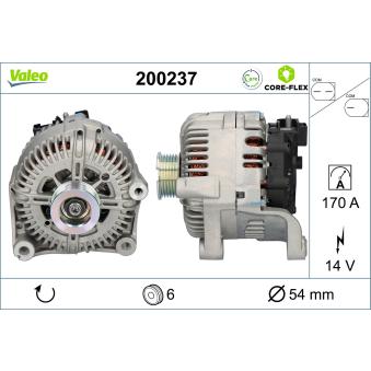Alternateur VALEO OEM 12317801173