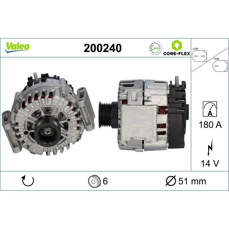 Alternateur VALEO 200240 - Visuel 1
