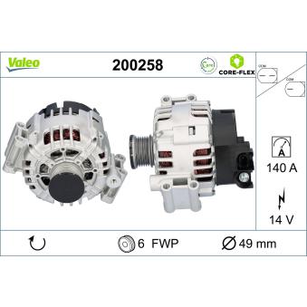 Alternateur VALEO OEM 12317516490