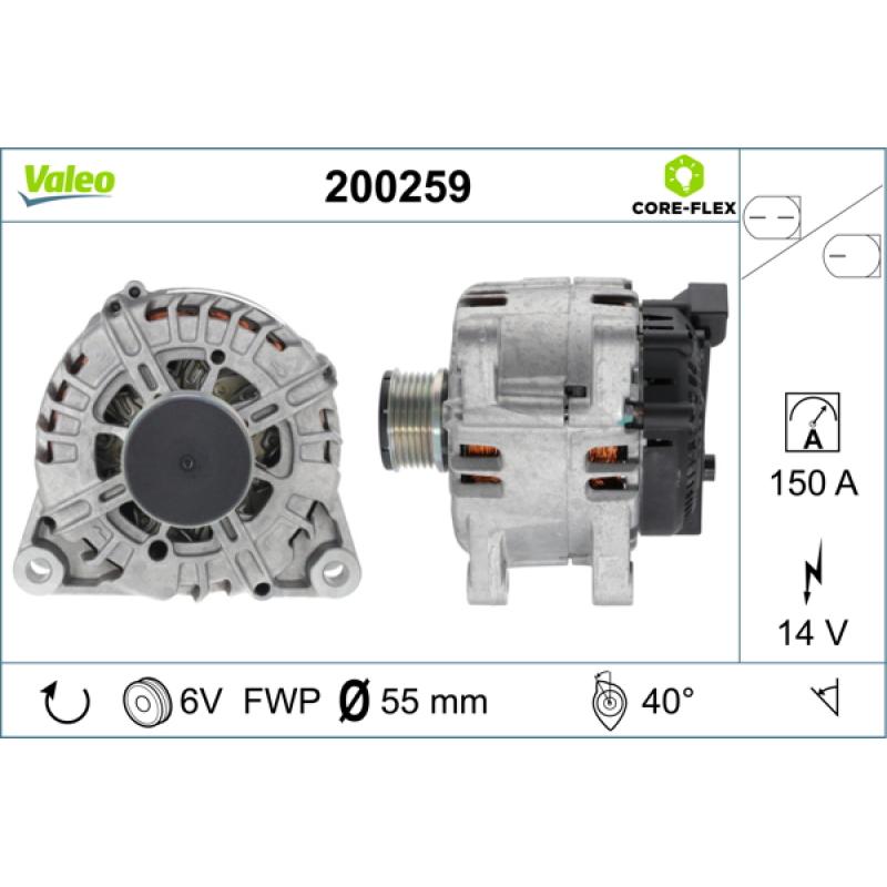 Alternateur VALEO 200259 - Visuel 1