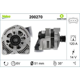 Alternateur VALEO OEM 12311432980