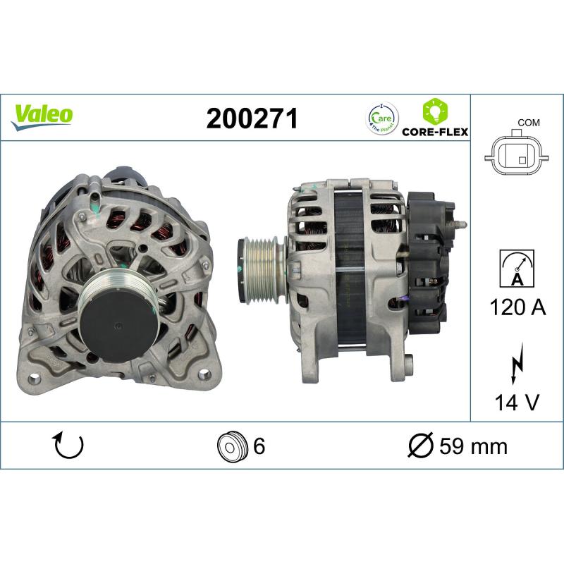 Alternateur VALEO 200271 - Visuel 1