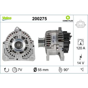 Alternateur VALEO OEM 8200518409