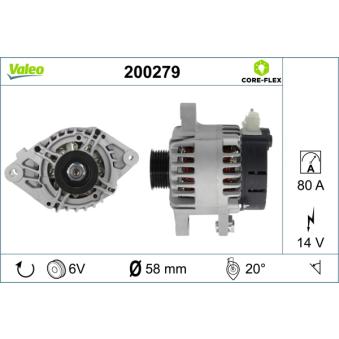 Alternateur VALEO OEM 5702L1 Alternateur VALEO OEM 5702L1