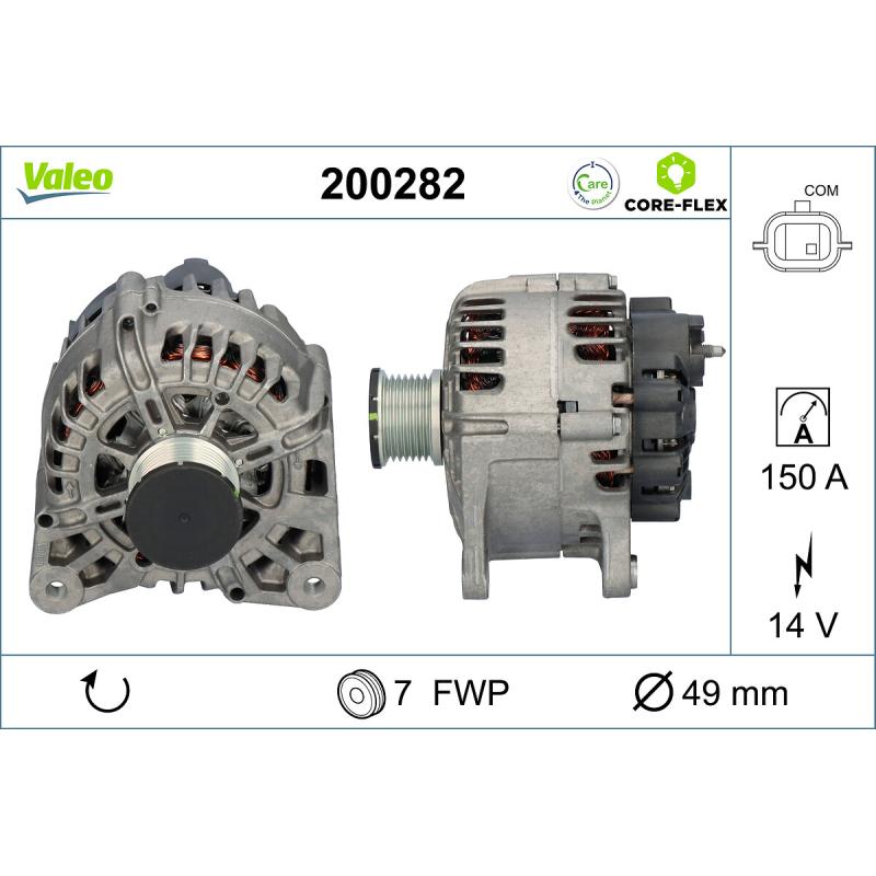 Alternateur VALEO 200282 - Visuel 1