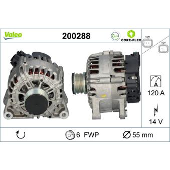 Alternateur VALEO OEM 9818677980