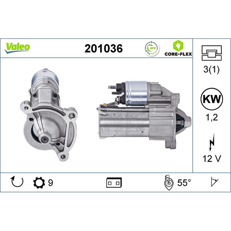 Démarreur VALEO 201036 - Visuel 1