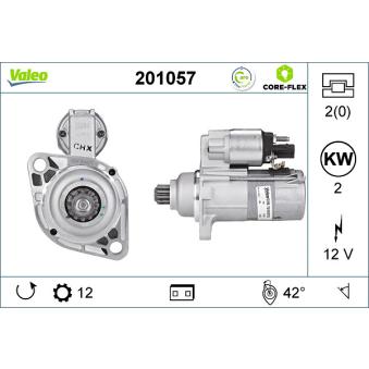 Démarreur VALEO OEM 02M911024BX