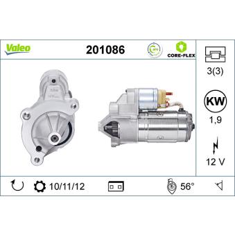 Démarreur VALEO OEM 9635659780 Démarreur VALEO OEM 9635659780