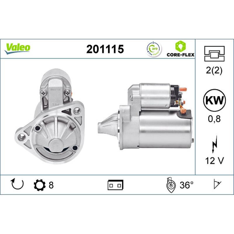 Démarreur VALEO 201115 - Visuel 1