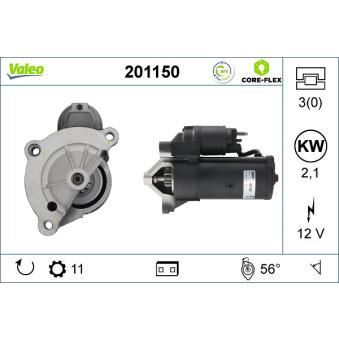 Démarreur VALEO OEM 9603503680