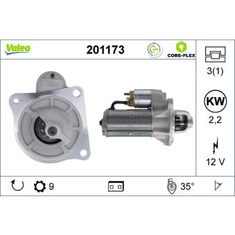 Démarreur VALEO OEM 99451753