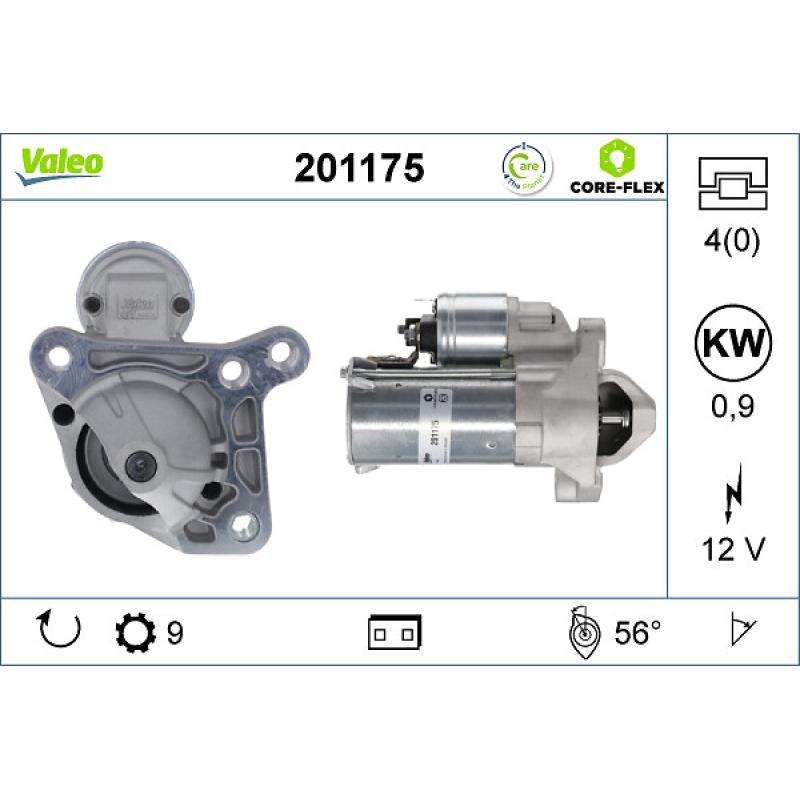 Démarreur VALEO 201175 - Visuel 1