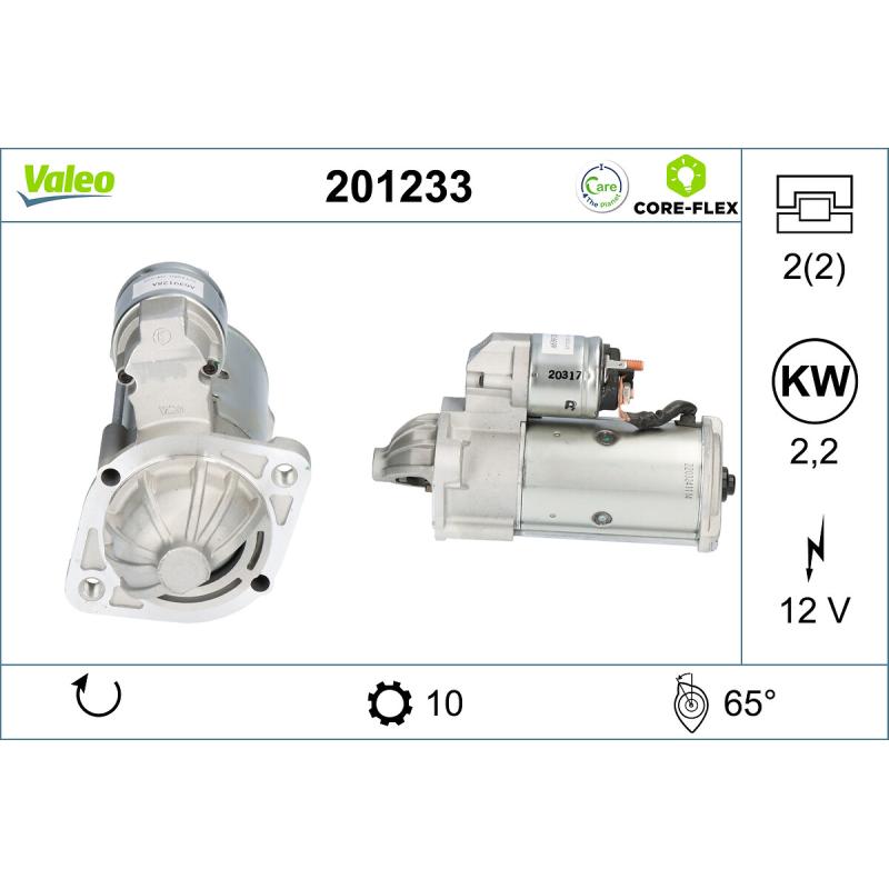 Démarreur VALEO 201233 - Visuel 1