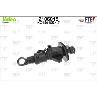 Cylindre émetteur, embrayage VALEO 2106015 pour MERCEDES-BENZ GLS 1.6 TDI - 110cv