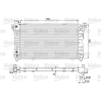Radiateur, refroidissement du moteur VALEO 231723