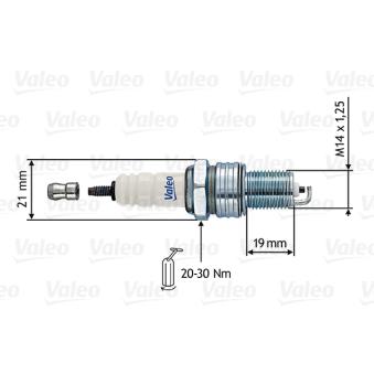Bougie d'allumage VALEO OEM 1337567740